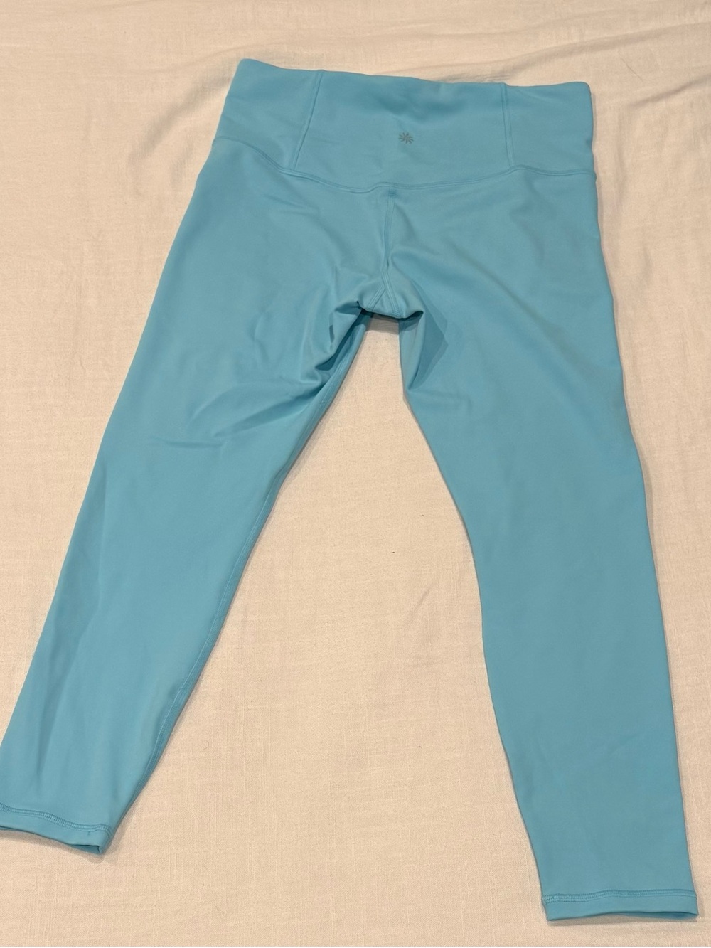 Athleta Aqua Blue Ultra High Rise Elation 7/8 Tight leggings M - Picture 5 of 8